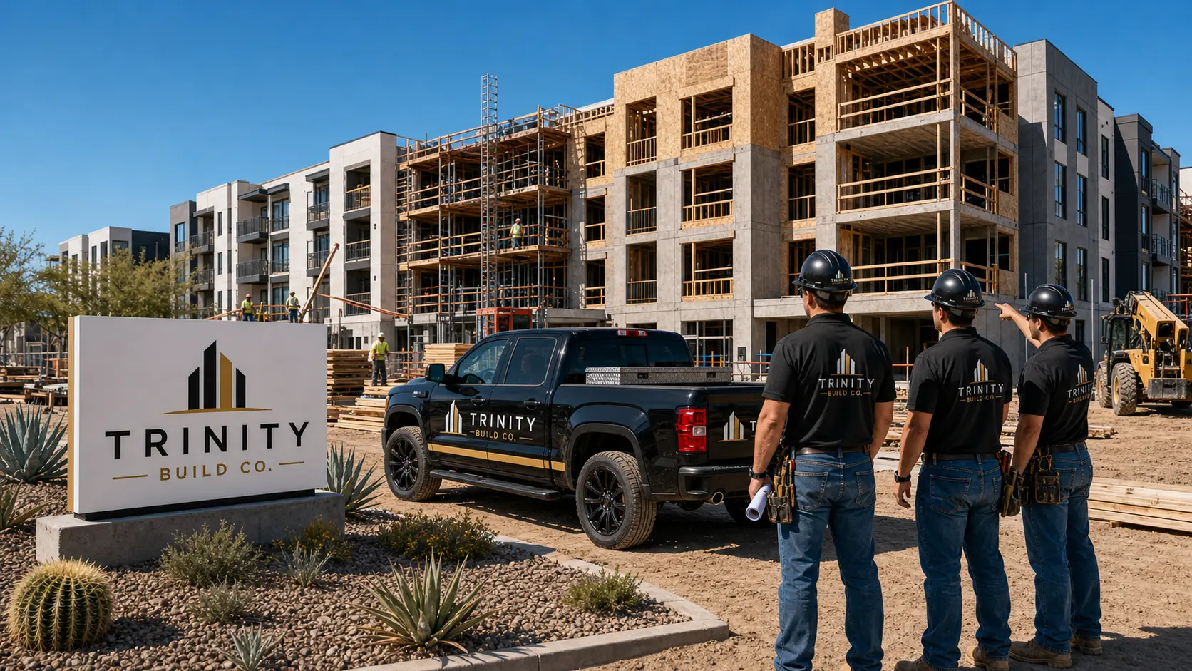 Multi-family development under construction